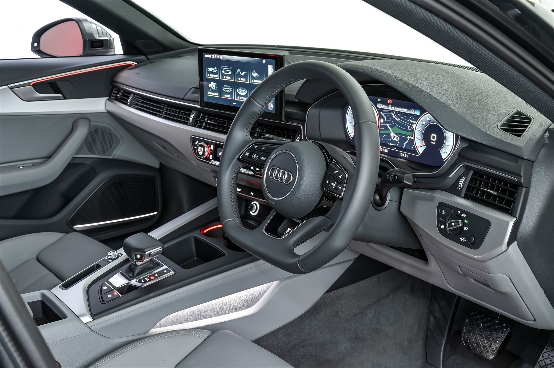 Inside the A4.