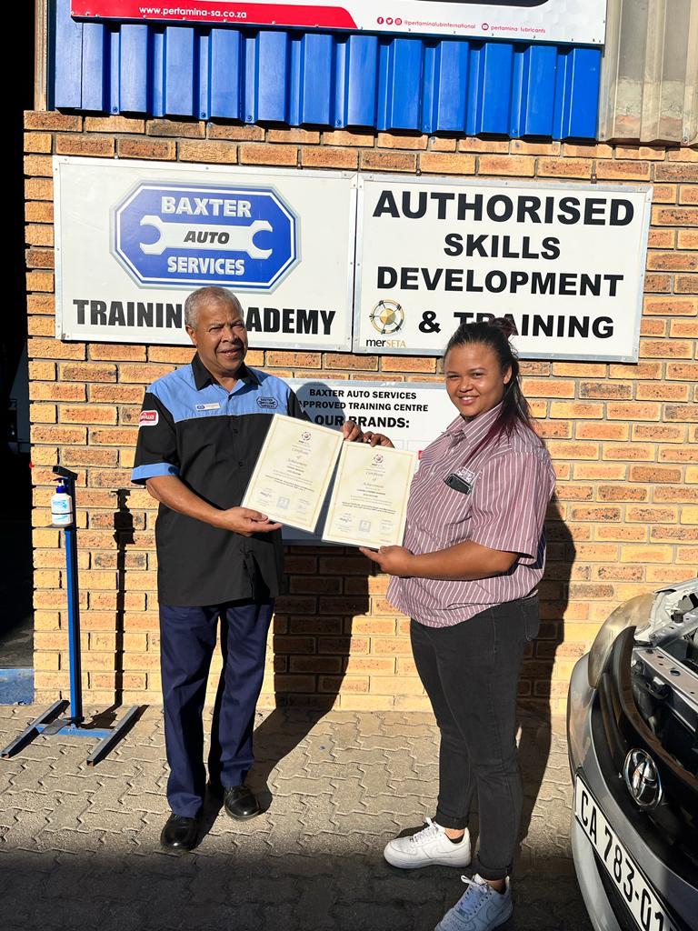 Charles Baxter and Codene Arendse