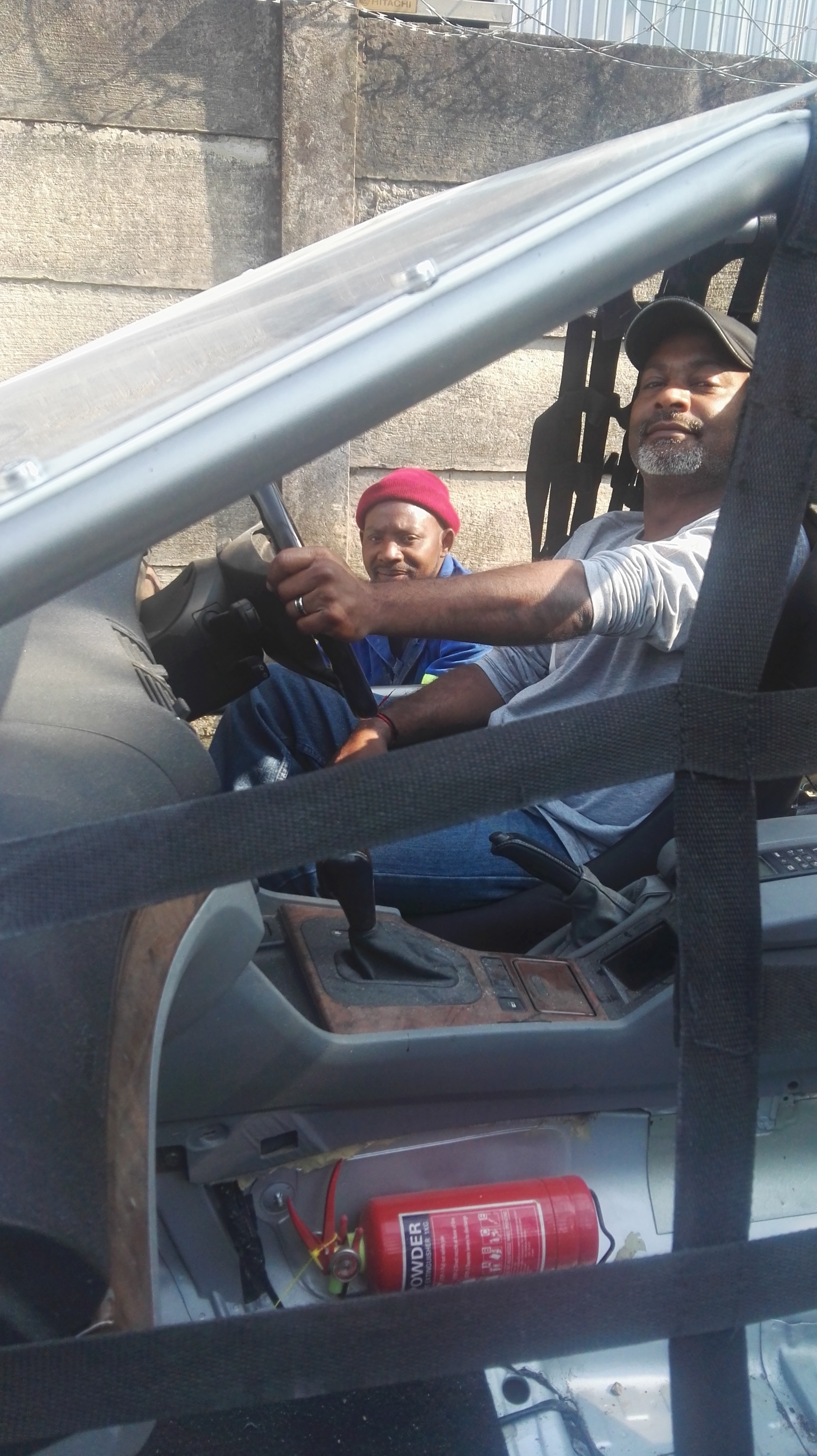 Lucky Longwane and Dizzy Govenden