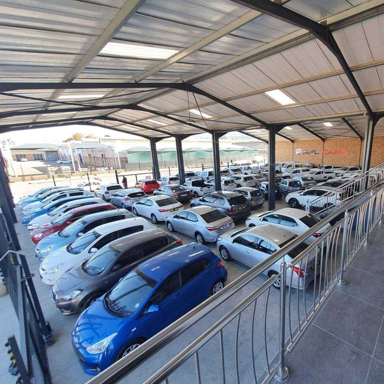 Stock on the dealer floor at APC Car Sales in the CBD.