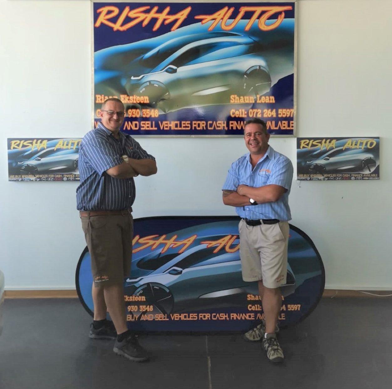 The two owners – Riaan Eksteen and Shaun Lean.